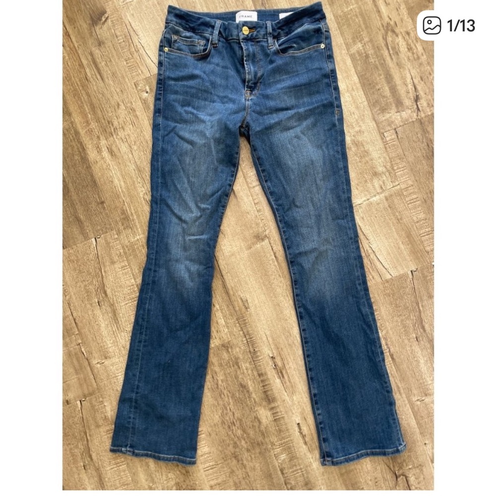 Frame Le Mini Boot Cut Mid-Rise Jeans
